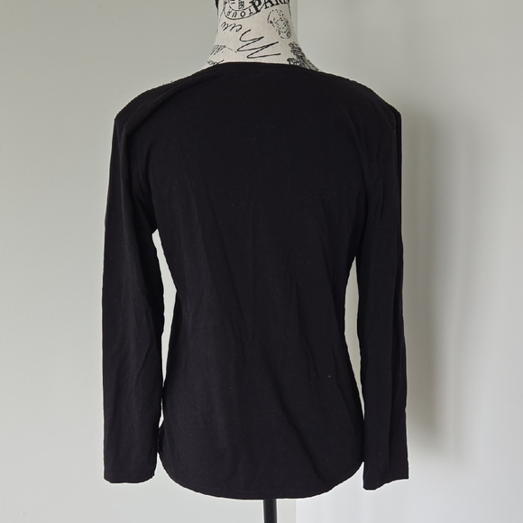 H&M Black Long Sleeve Women's Tee - Picture 4 of 5